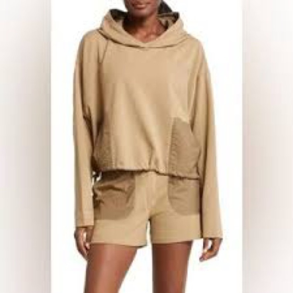 Outdoor Voices Pickup Organic Cropped Hoodie